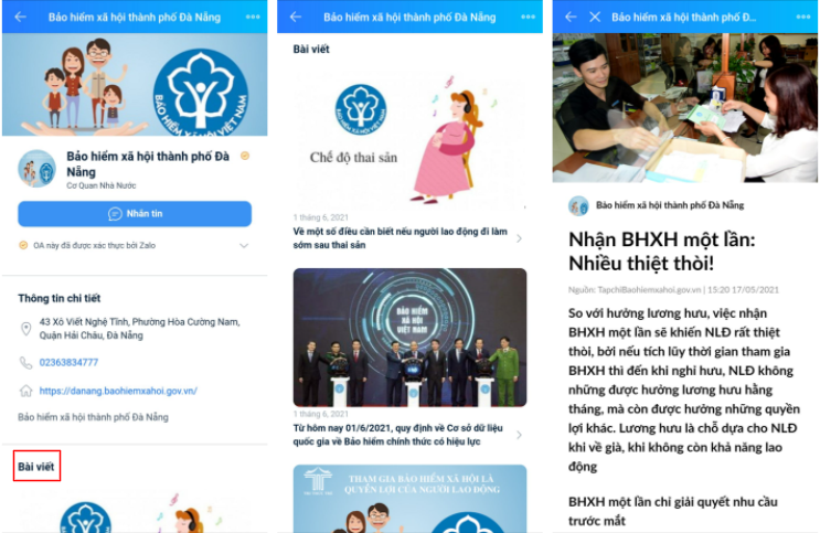 Zalo,  bao hiem xa hoi anh 2