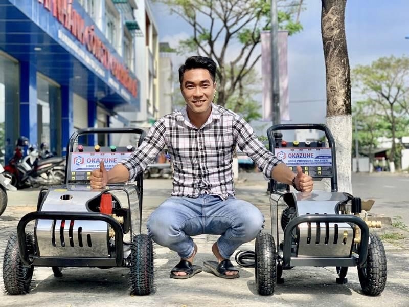 Nhung uu diem cua may rua xe cao ap Okazune hinh anh