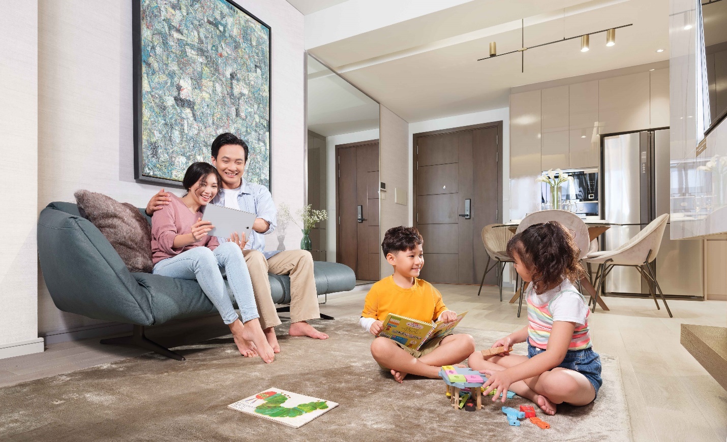 Giai phap 'Nha doi nha' cho nguoi co nhu cau an cu hinh anh