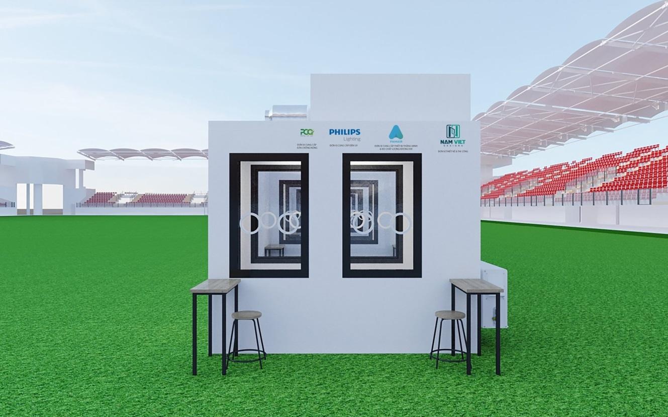 Buong chong nong khu trung cho bac si lay mau xet nghiem an toan hinh anh