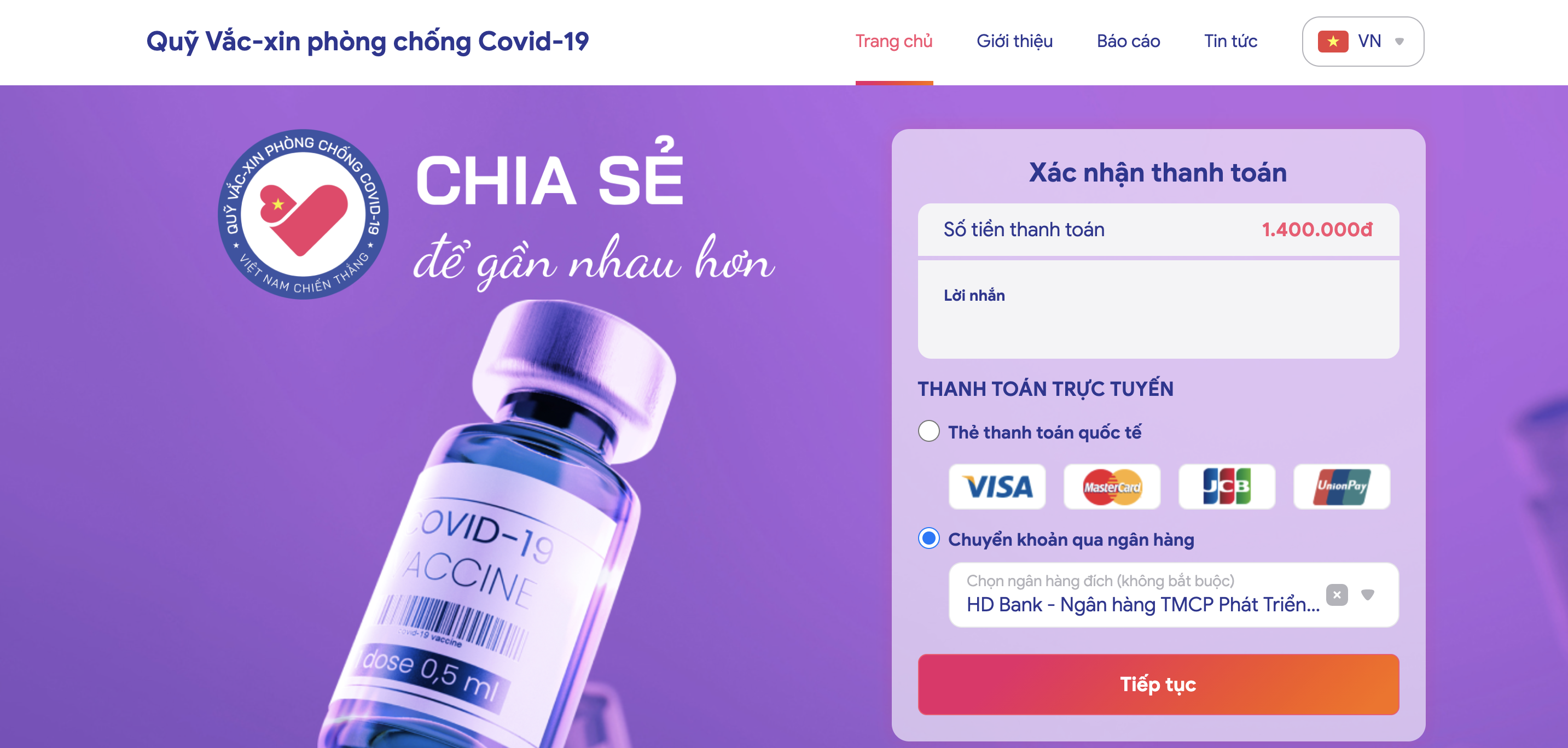 Quỹ vaccine phòng chống Covid-19,  HDBank ảnh 4 Quy vaccine phong chong Covid-19,  HDBank anh 4
