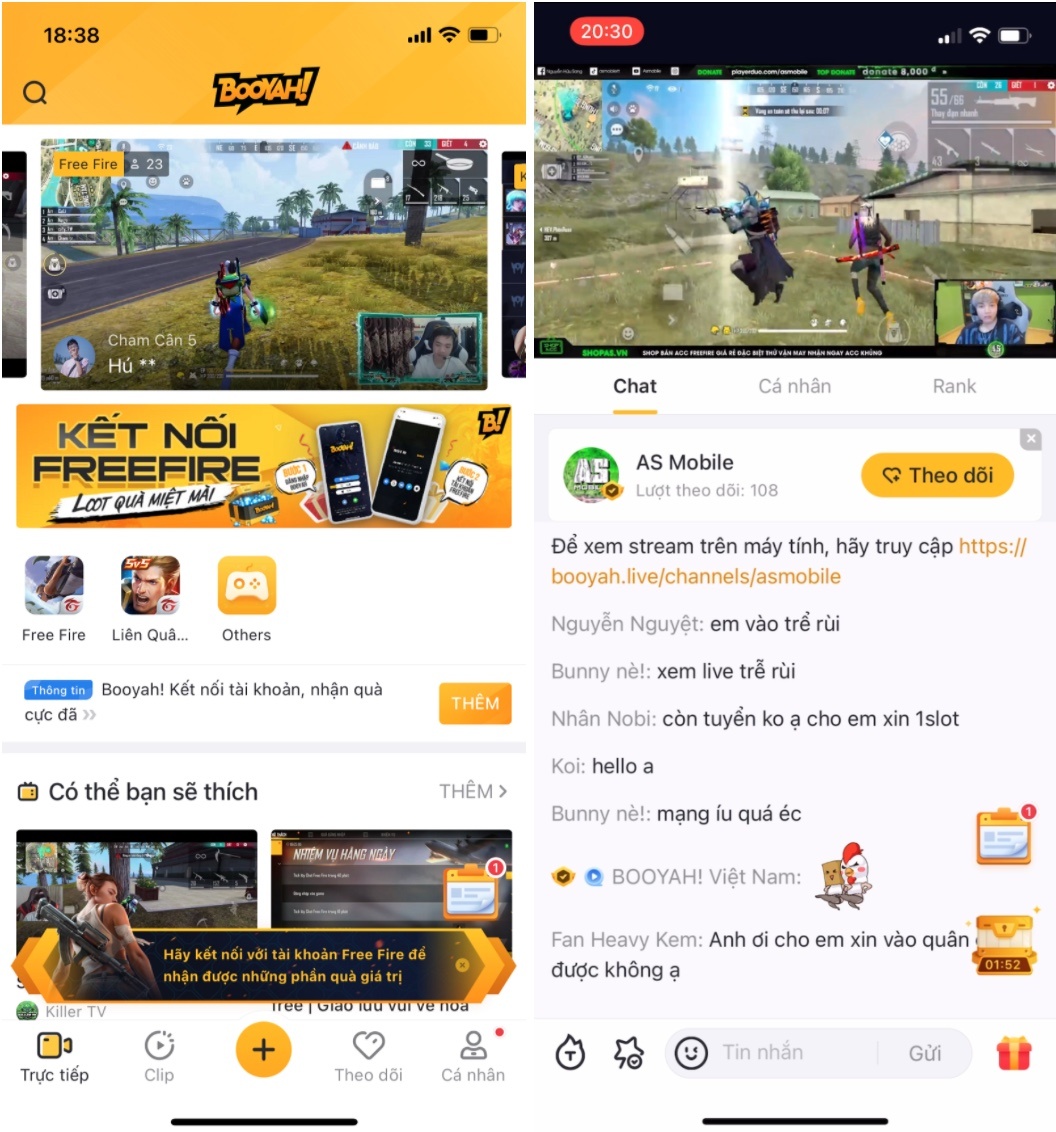 phat truc tiep,  streamer anh 1