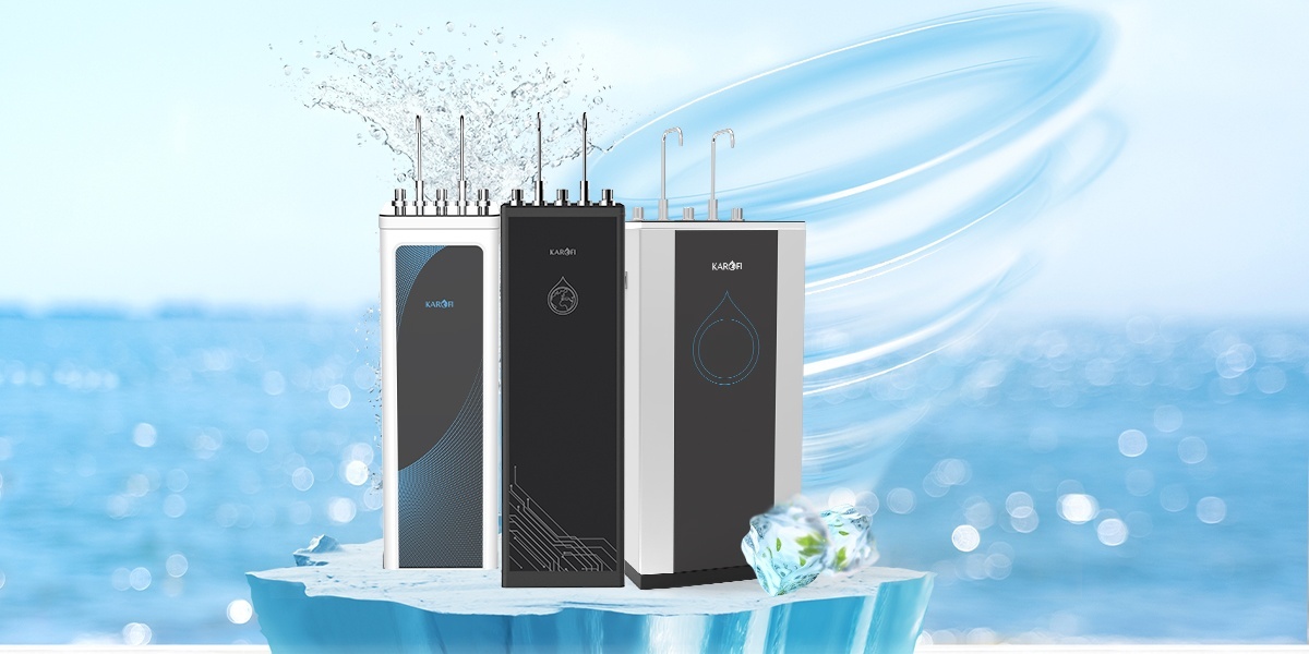 Bo ba may loc nuoc nong lanh phuc vu nhu cau he hinh anh