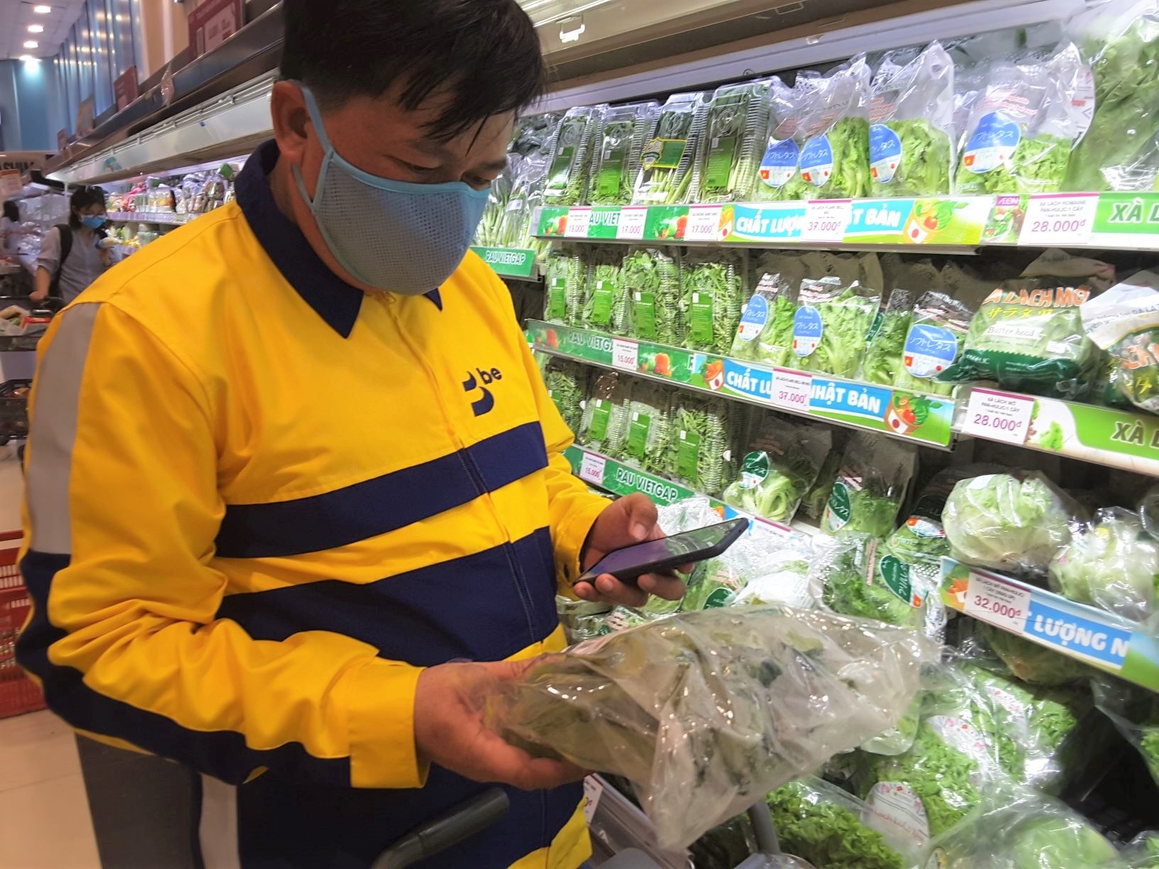 Tai xe Be vui vi duoc ho tro khi dich bung phat hinh anh