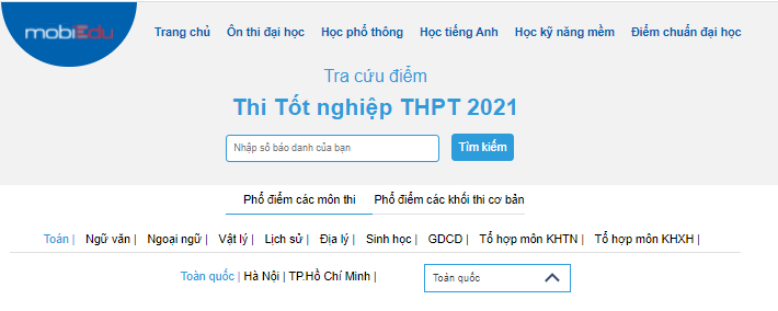 mobiedu tra cuu diem thi anh 2