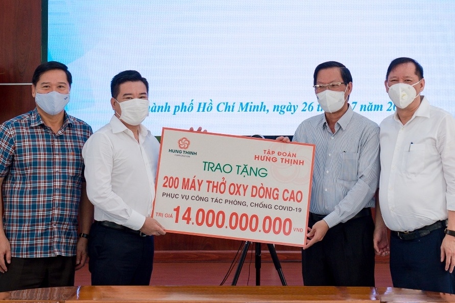 Tap doan Hung Thinh ho tro khan cho TP.HCM chong dich hinh anh