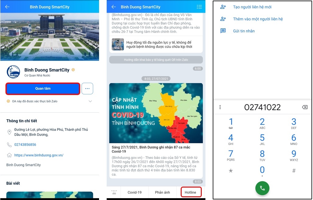 Zalo,  Binh Duong SmartCity anh 2