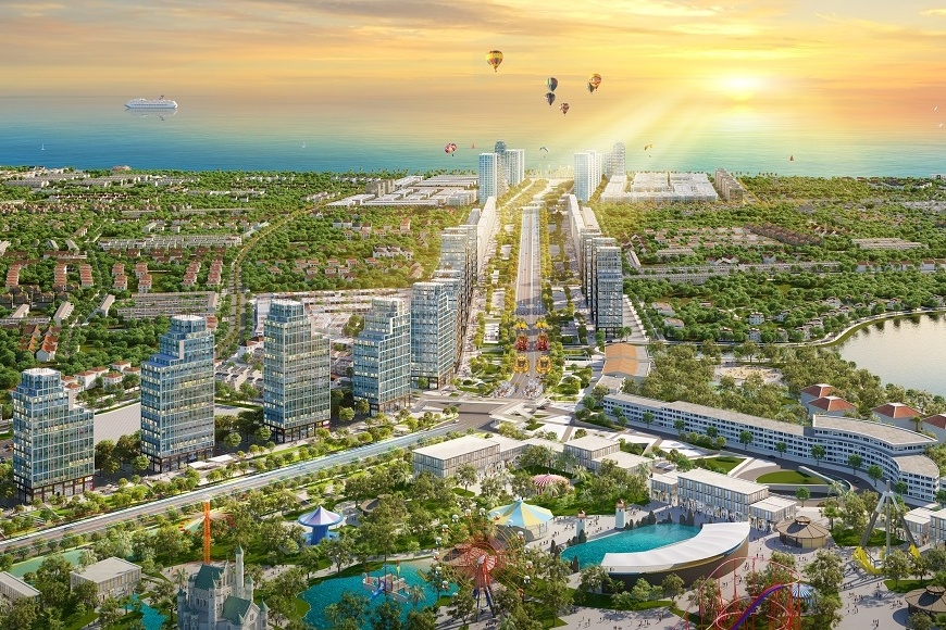 Loi the vi tri cua dai do thi Sun Grand Boulevard o Sam Son hinh anh