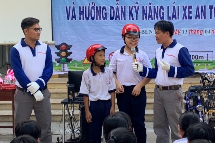 Honda Viet Nam tuyen duong cac HEAD dao tao lai xe an toan quy II hinh anh