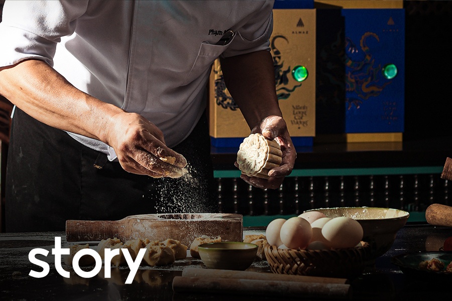 Ky nghe sang tao trong banh Trung thu ‘Manh long cat vuong’ hinh anh