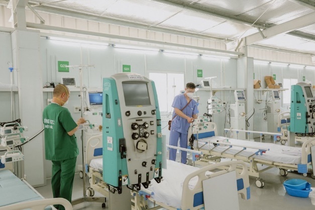 Trung tam hoi suc cua BV Viet Duc tai TP.HCM di vao hoat dong hinh anh