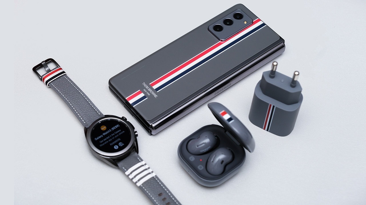 Z Flip3 phien ban Thom Browne,  Z Fold3 phien ban Thom Browne anh 5