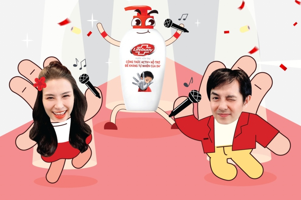 Dong Nhi, Ong Cao Thang lam MV nhac nho rua tay hinh anh