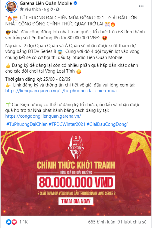 Tu Phuong Dai Chien,  game Garena anh 2