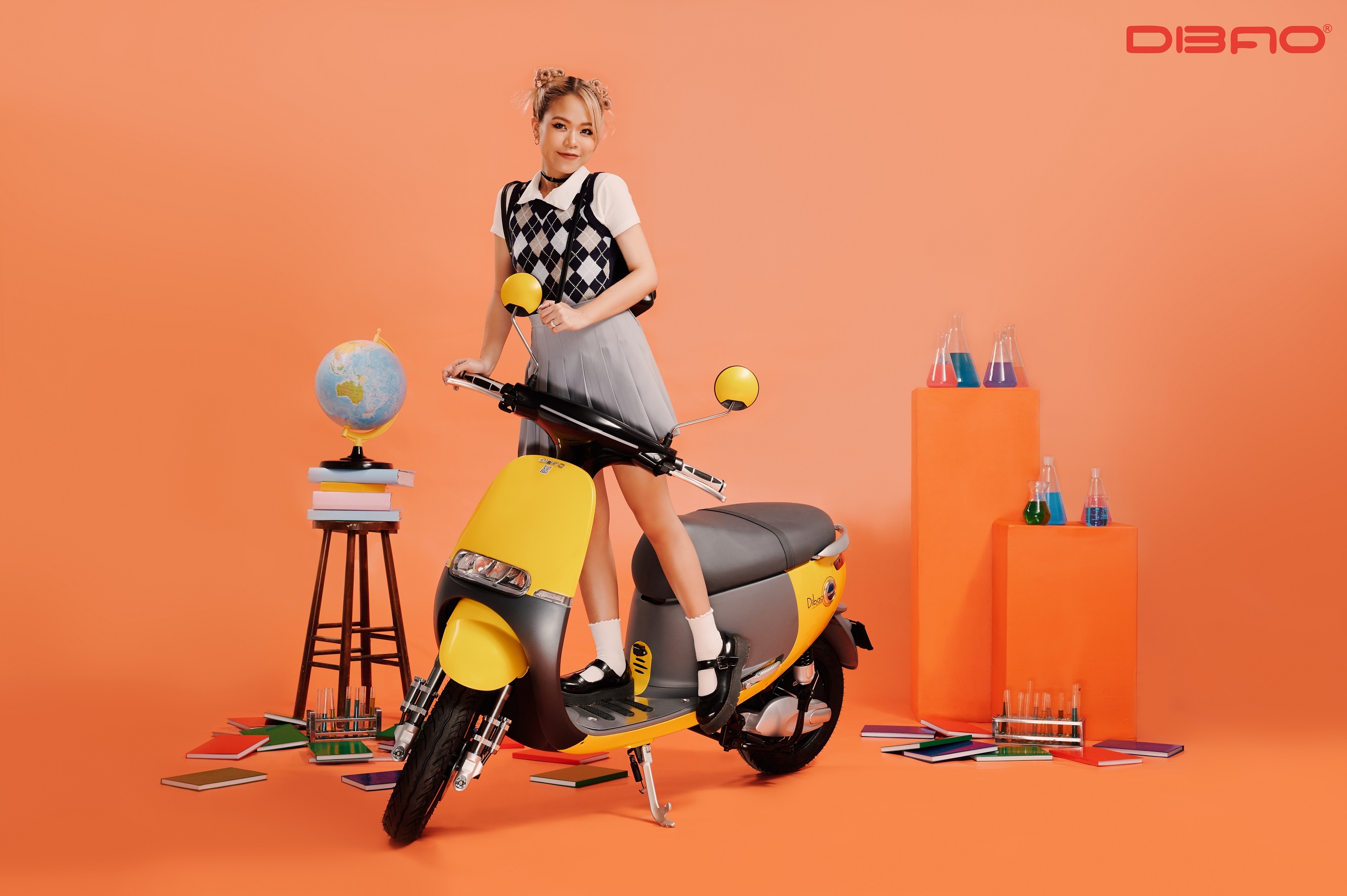 Xe máy điện Dibao ảnh 3 Xe may dien Dibao anh 3