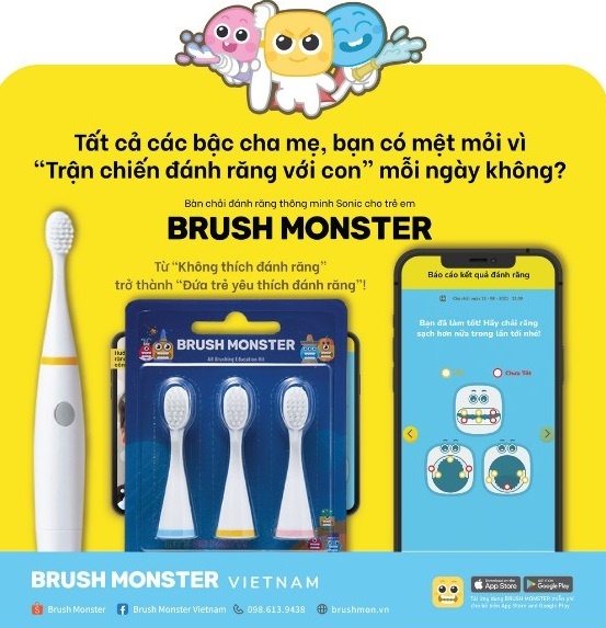 Bàn chải điện Brush Monster ảnh 6 Ban chai dien Brush Monster anh 6