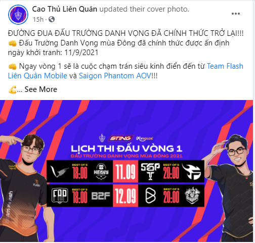 Dau Truong Danh Vong mua dong 2021,  giai dau anh 4