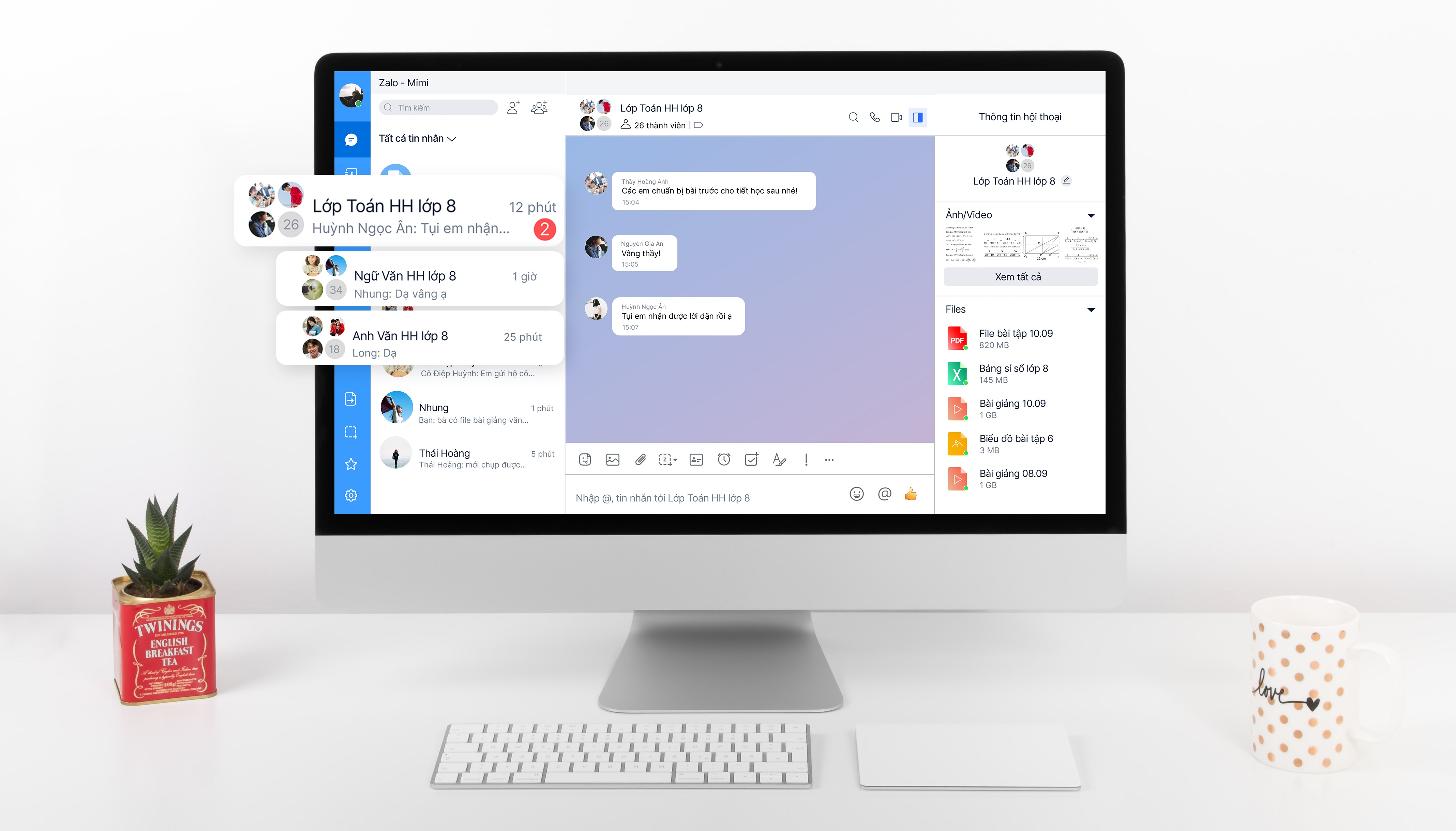 day hoc truc tuyen,  Zalo anh 1