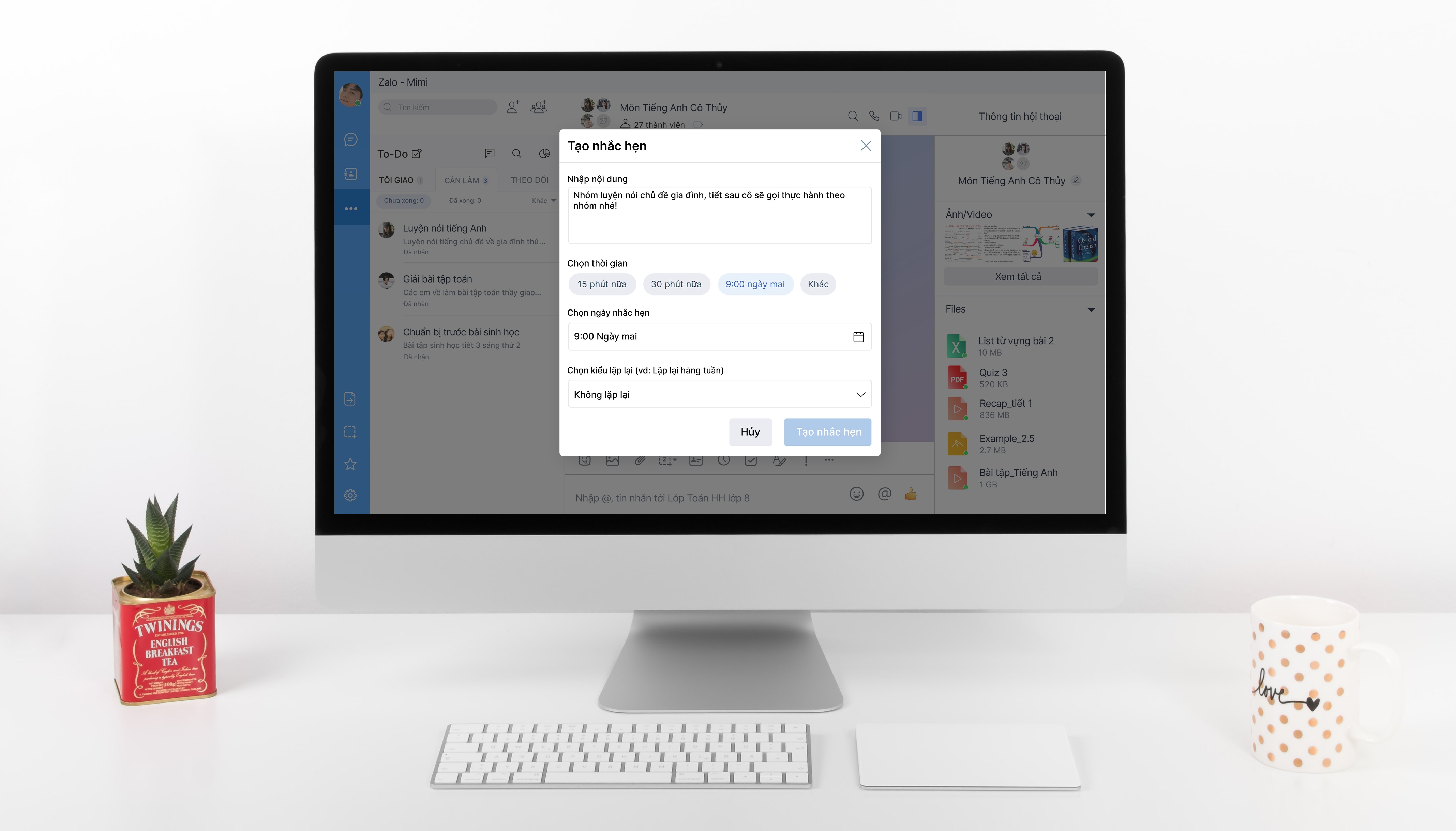 day hoc truc tuyen,  Zalo anh 5