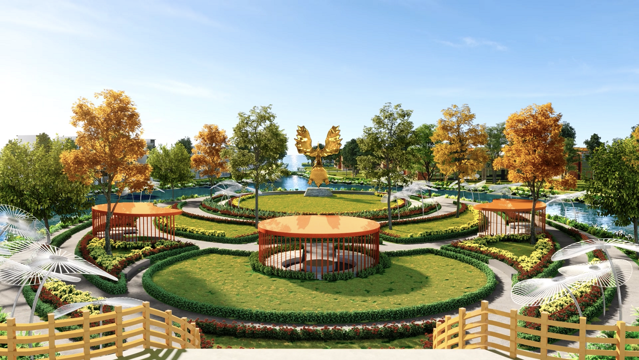 Kien truc hai hoa voi thien nhien tai dao Phuong Hoang hinh anh