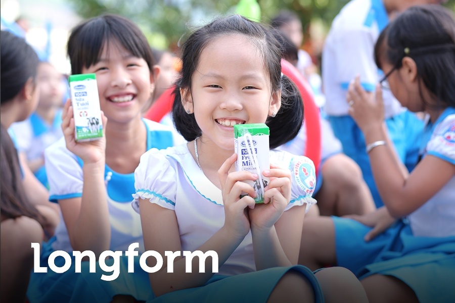 Vinamilk va 45 nam ben bi vi mot the he tre em Viet Nam khoe manh hinh anh
