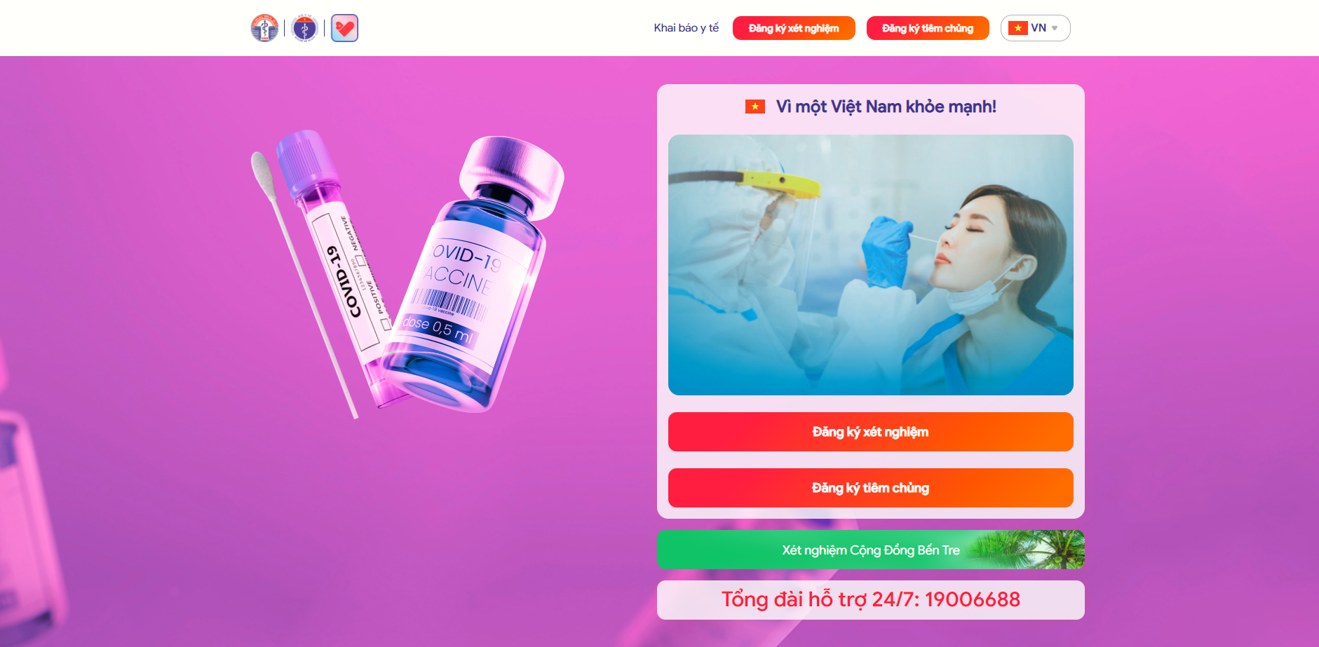 tiêm chủng, xét nghiệm ảnh 3 tiem chung, xet nghiem anh 3