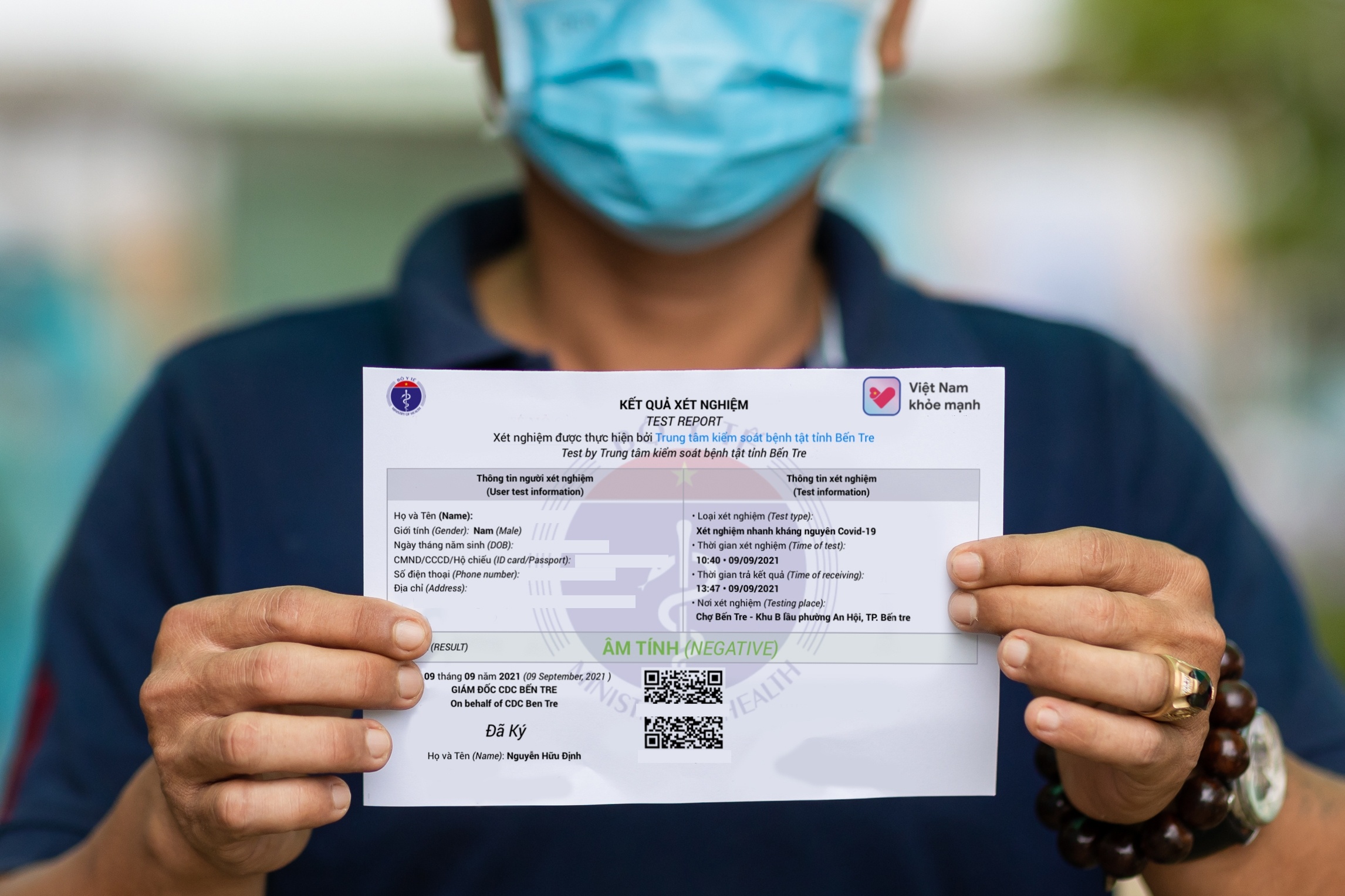 Ung dung cong nghe xet nghiem dien rong nham xac dinh nhanh F0 hinh anh