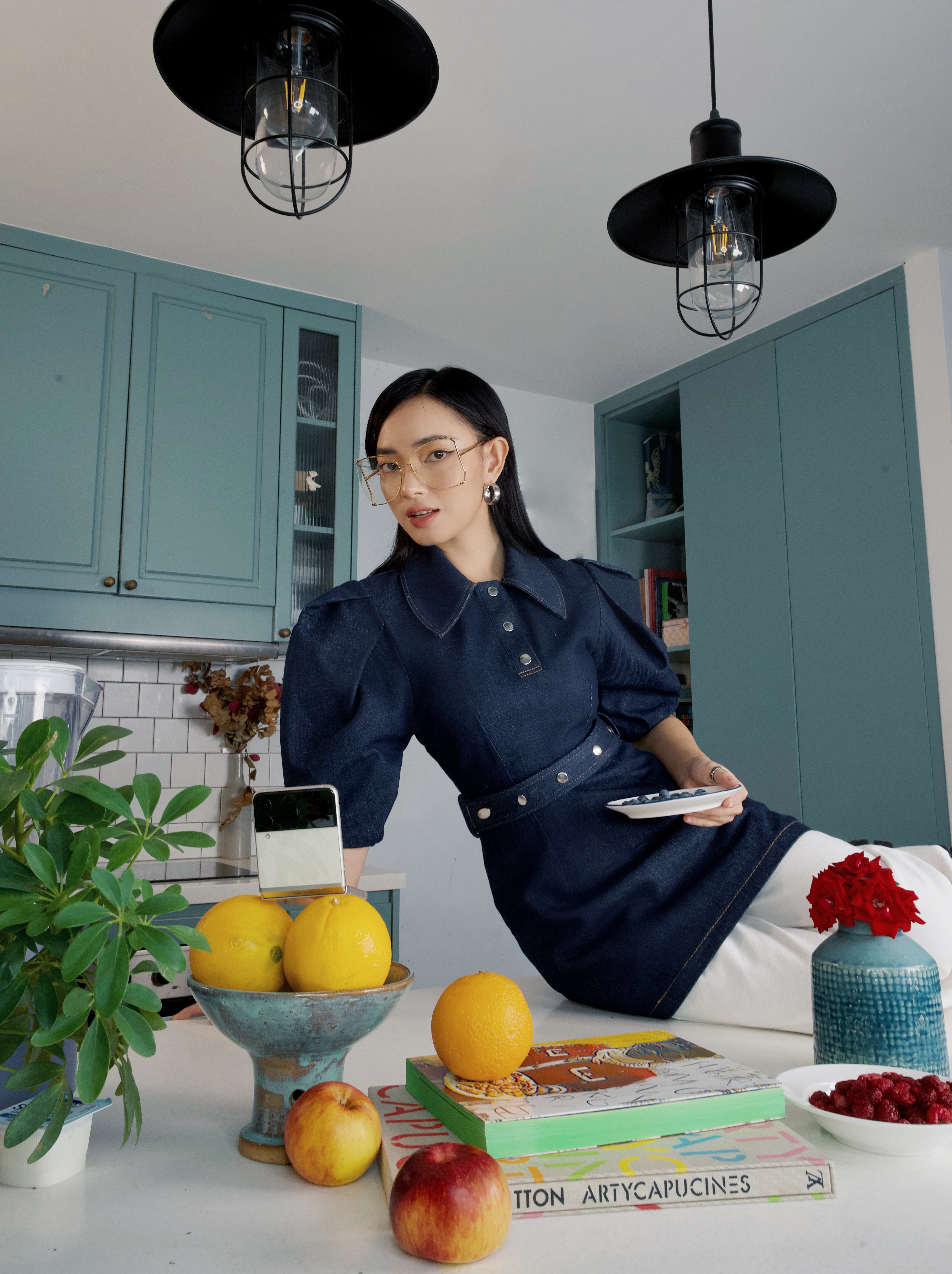 meo phoi do,  outfit sang tao anh 1