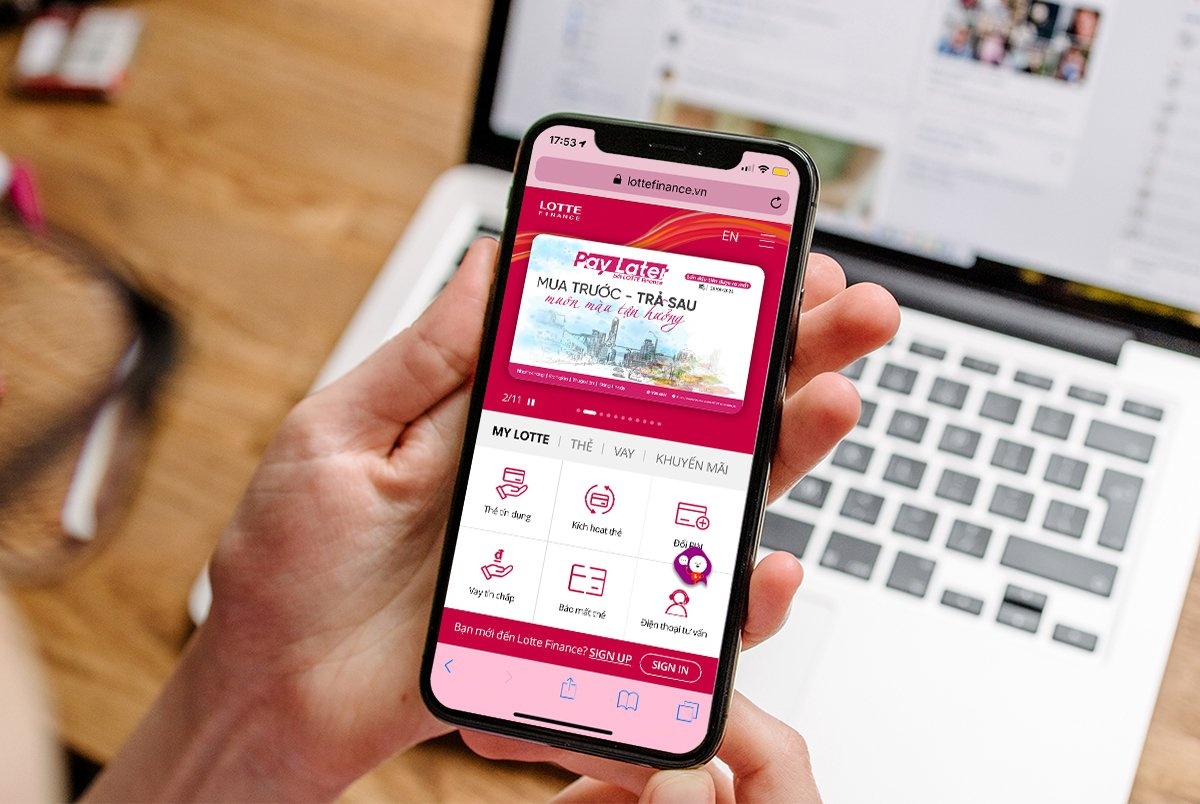 Lotte Finance ra mat dich vu mua truoc tra sau PayLater hinh anh