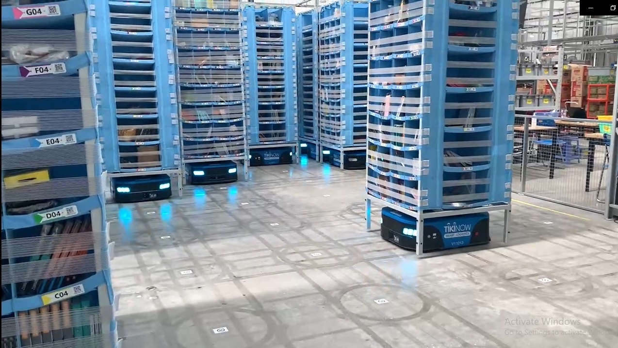 Tiki tu dong hoa quy trinh lay hang bang robot hinh anh