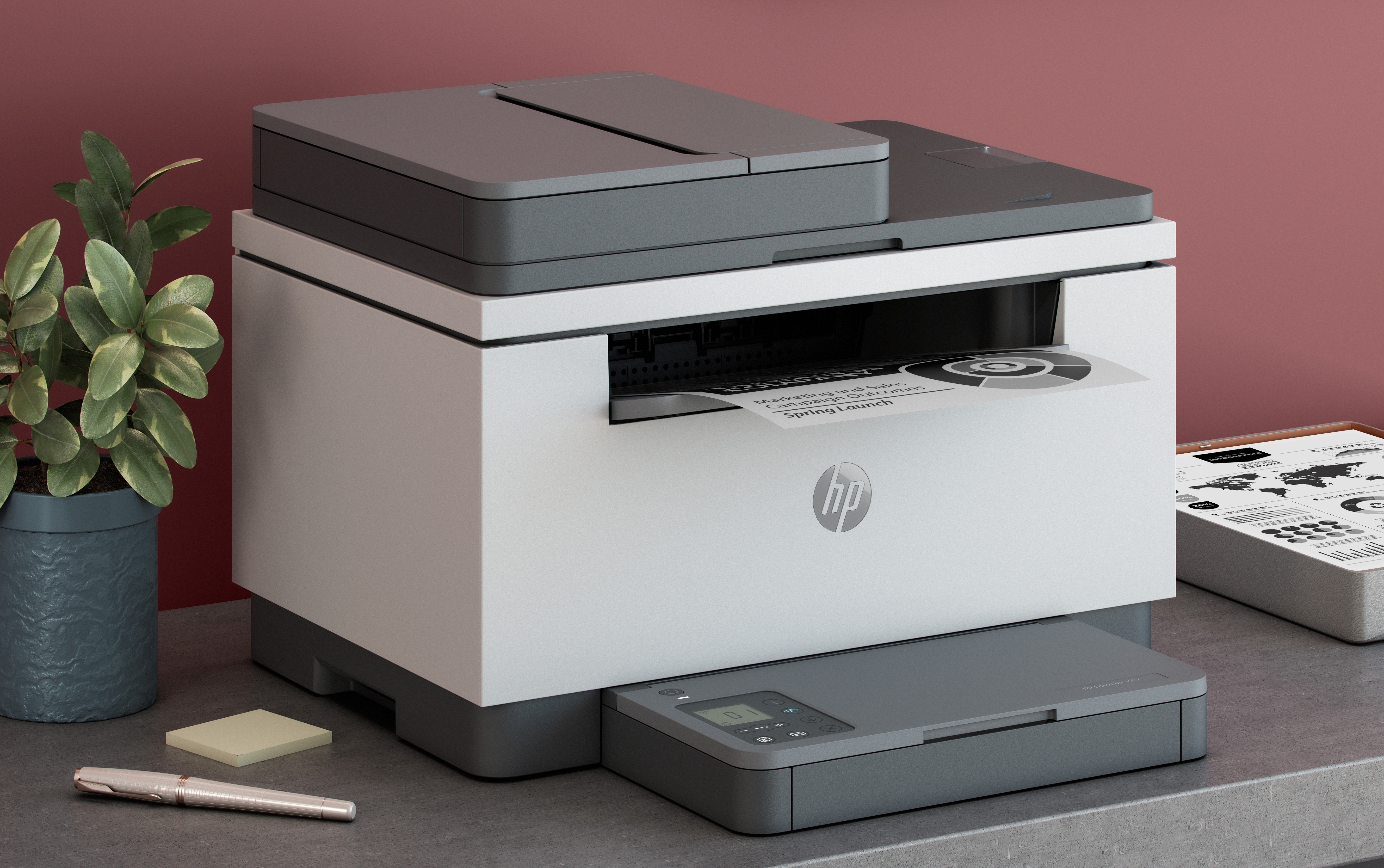 May in HP LaserJet M200 - thiet ke nho gon, toc do in 2 mat nhanh hinh anh