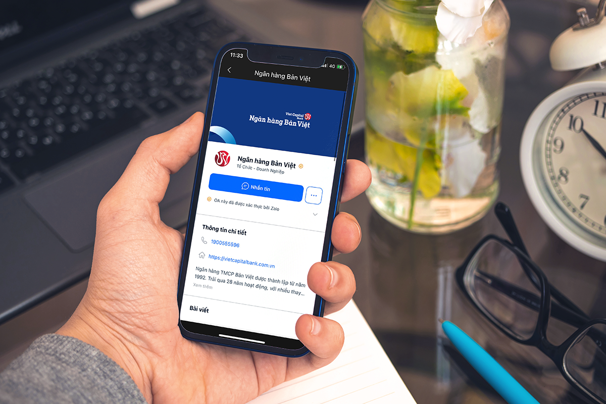 Ngan hang Ban Viet tang cuong cham soc khach hang qua Zalo hinh anh