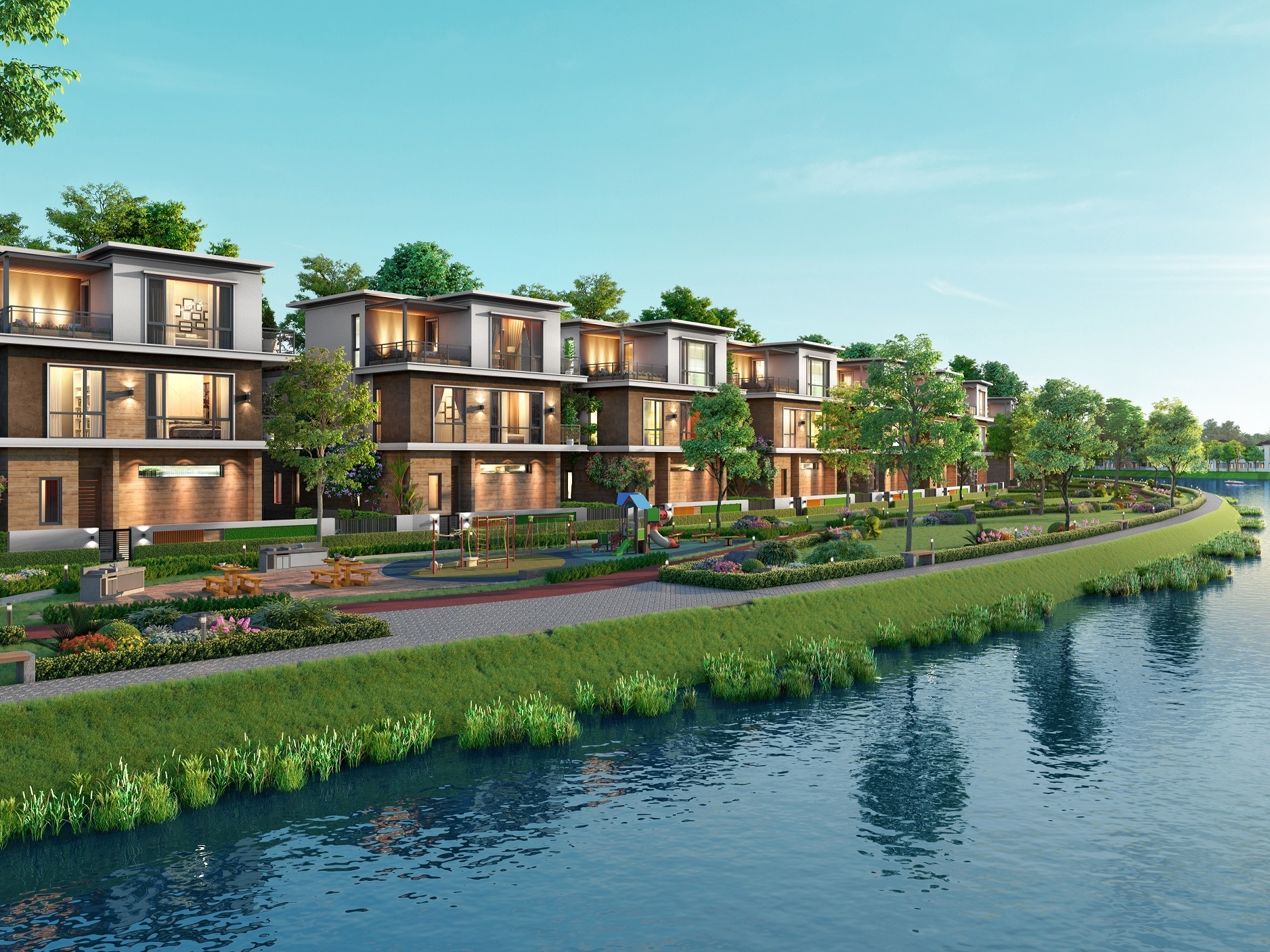 Aqua City - noi con nguoi va thien nhien giao hoa trong tung nhip song hinh anh