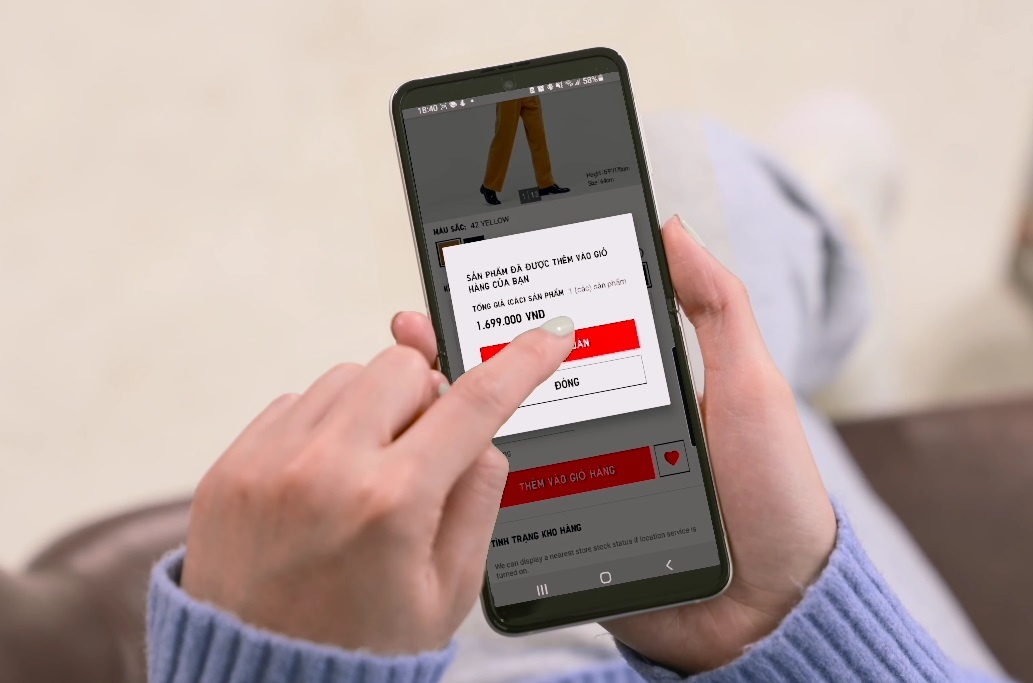 Uniqlo,  cua hang truc tuyen Uniqlo anh 2