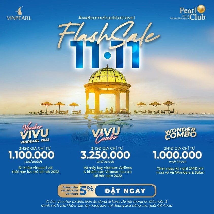 Vinpearl flash sale 11/11,  Vinpearl anh 6