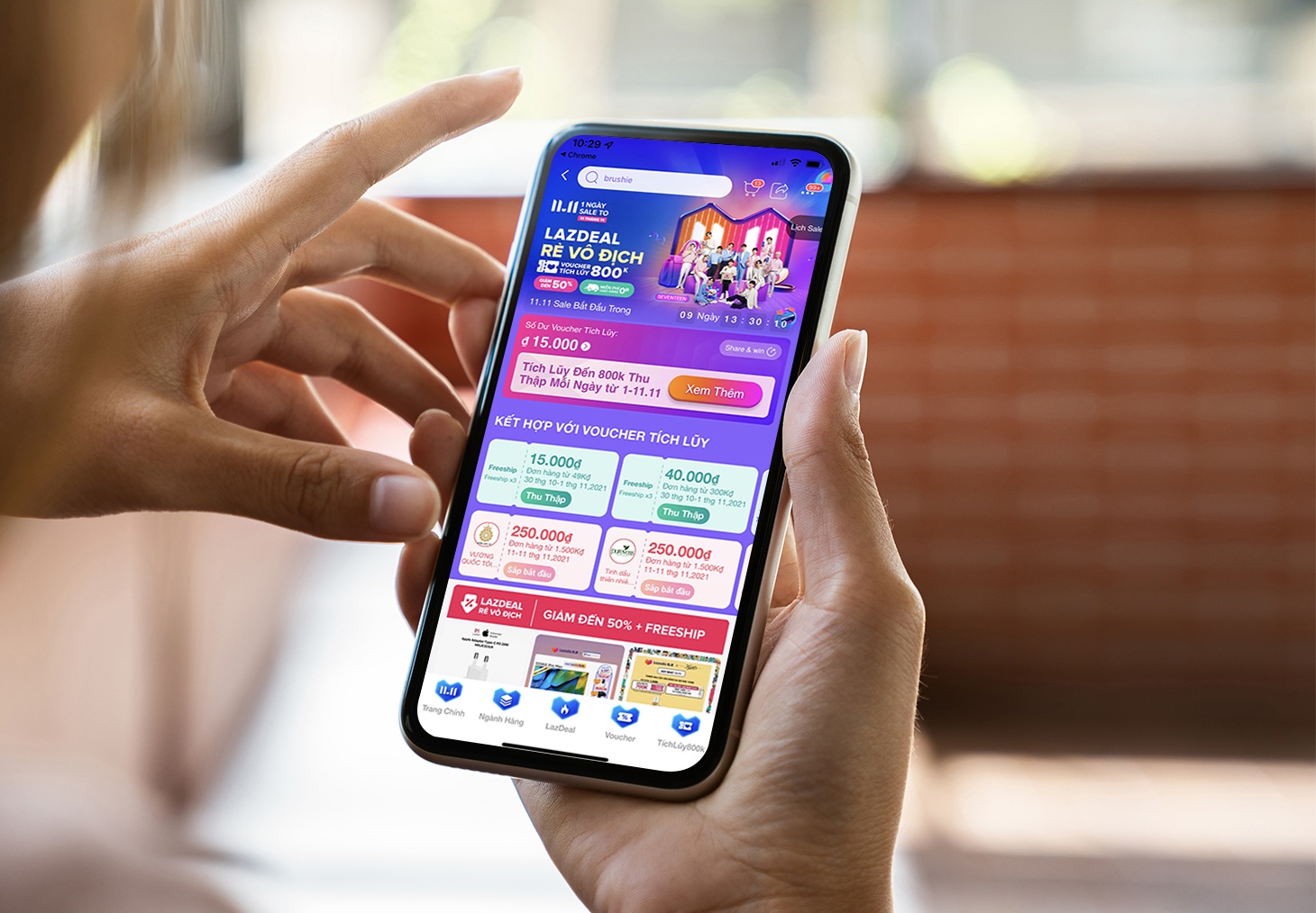 Loat san pham giam gia manh dip sale 11/11 tren Lazada hinh anh