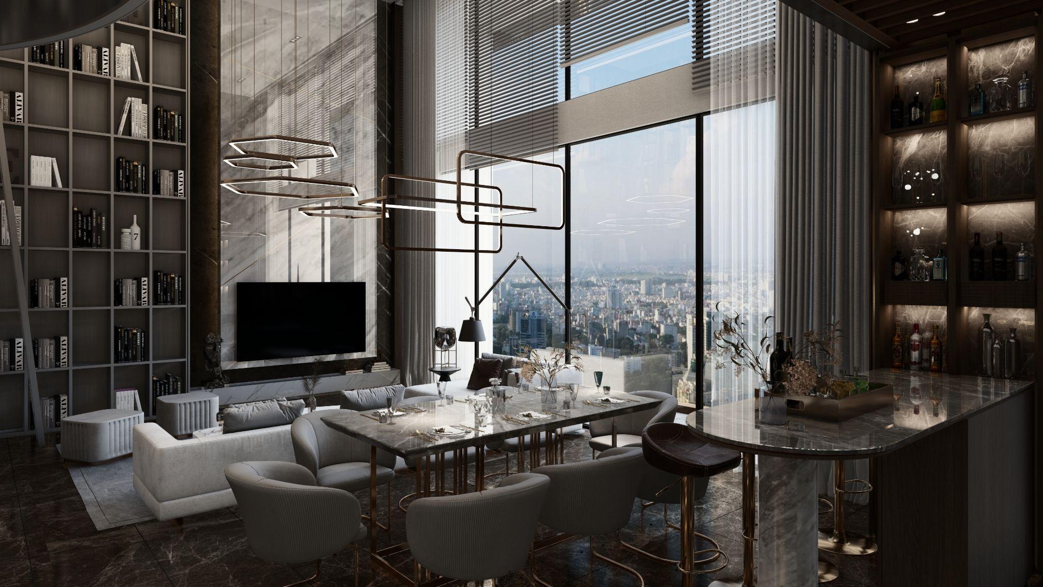 Ra mat 16 sky villa phien ban gioi han tai The Peak Garden hinh anh