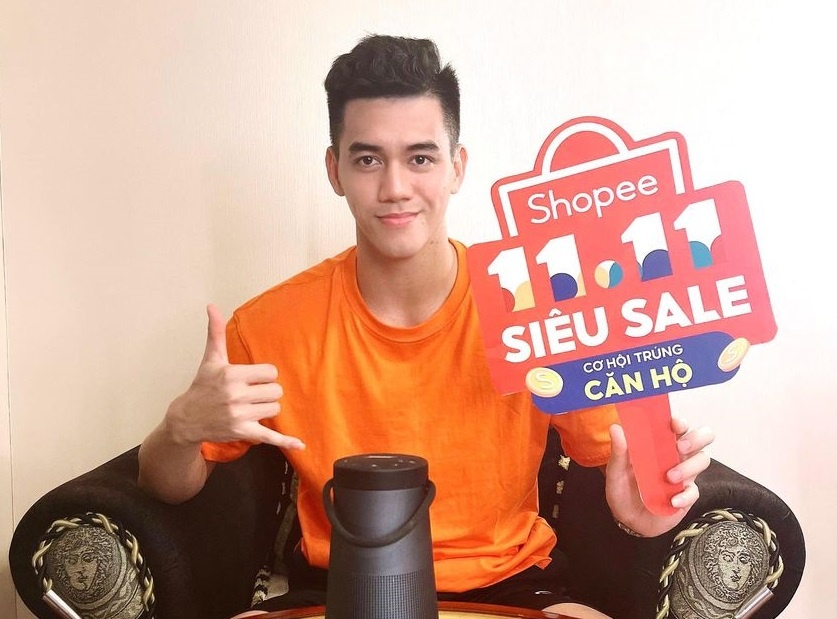 Tien Linh, Van Thanh va dan sao Viet hao hung san sale dip 11/11 hinh anh