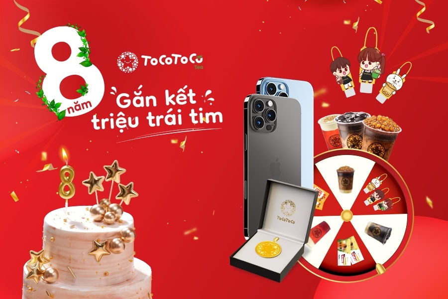 ToCoToCo tang iPhone 13 Pro Max va hang nghin qua dip sinh nhat hinh anh