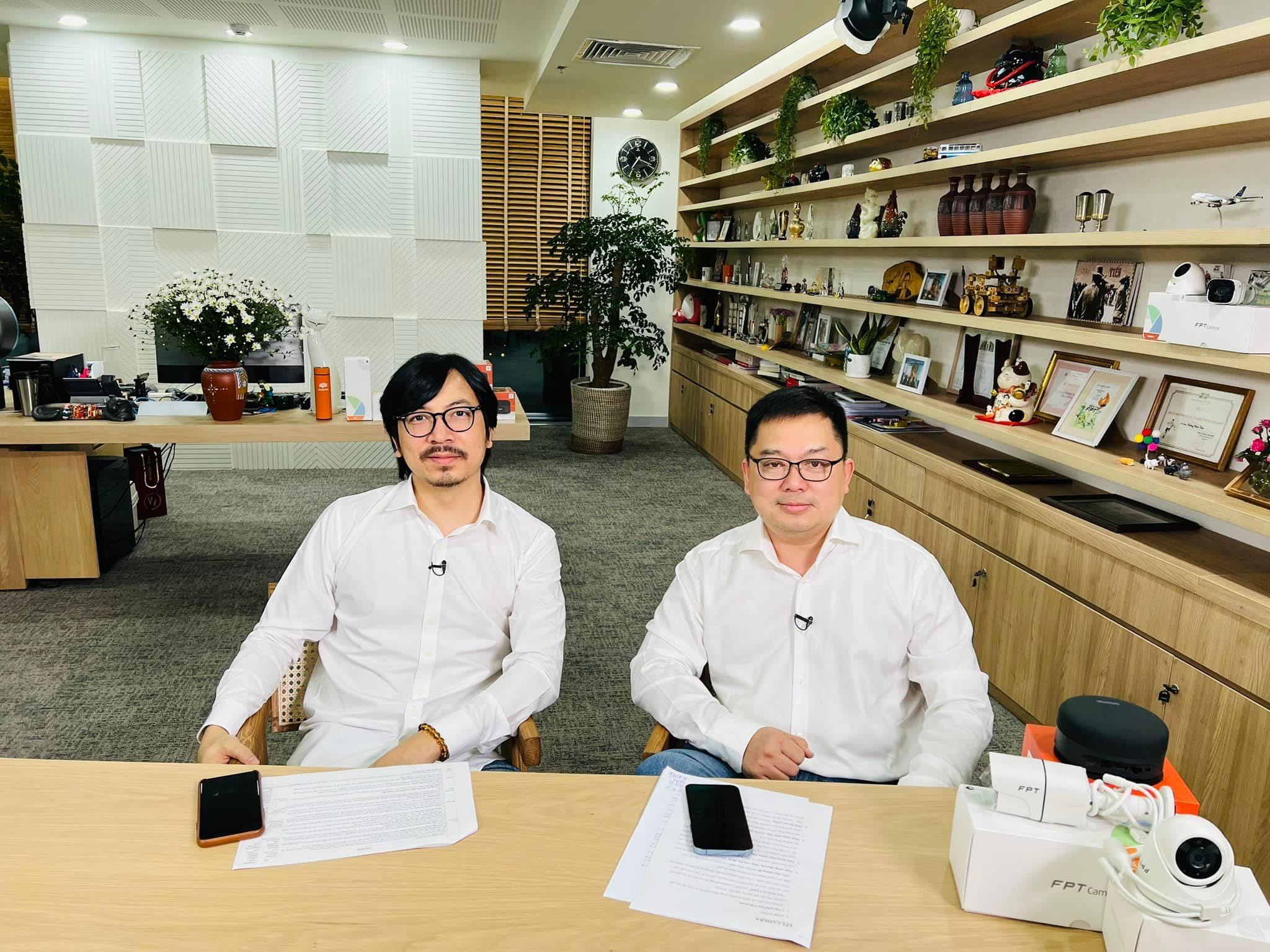 Chu tich FPT Telecom livestream ban hang anh 1