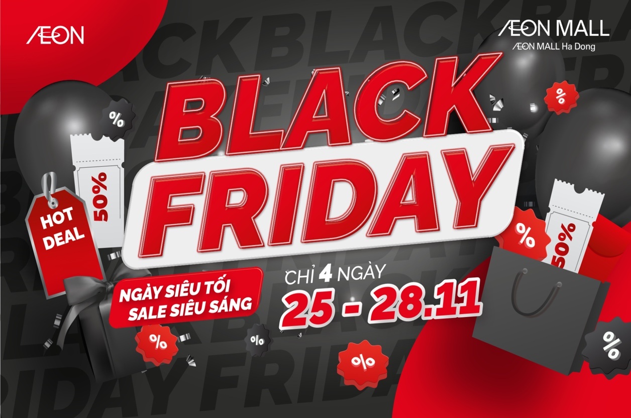 AEON Mall Ha Dong gioi thieu loat uu dai dip Black Friday hinh anh