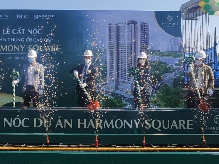 Harmony Square cat noc, du kien ban giao vao quy III/2022 hinh anh