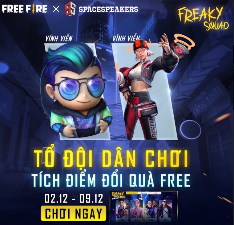 Free Fire kết hợp SpaceSpeakers ảnh 6 Free Fire ket hop SpaceSpeakers anh 6