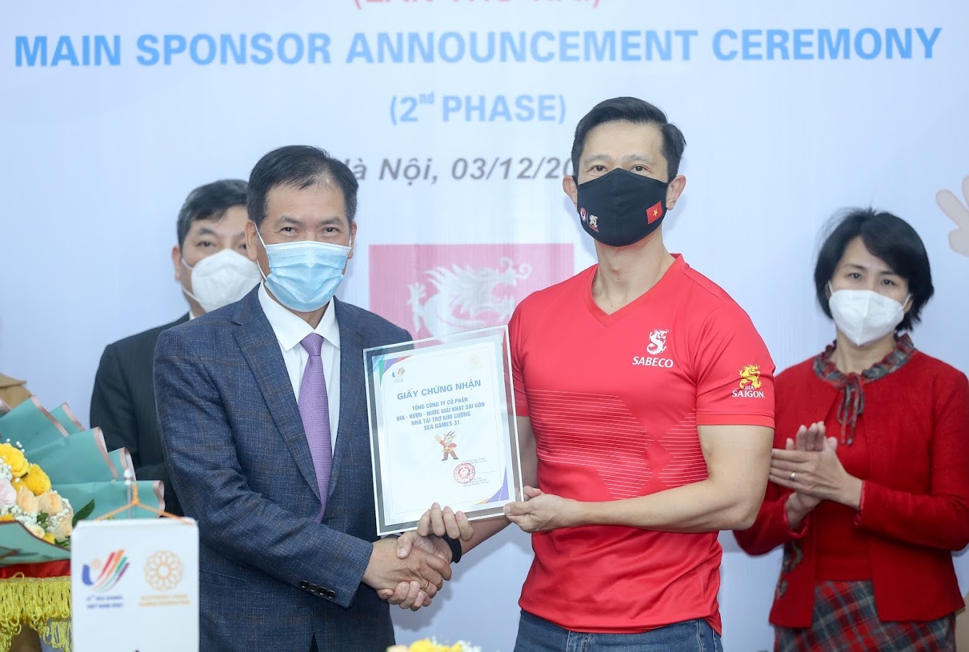Bia Saigon la nha tai tro kim cuong cho SEA Games 31 hinh anh