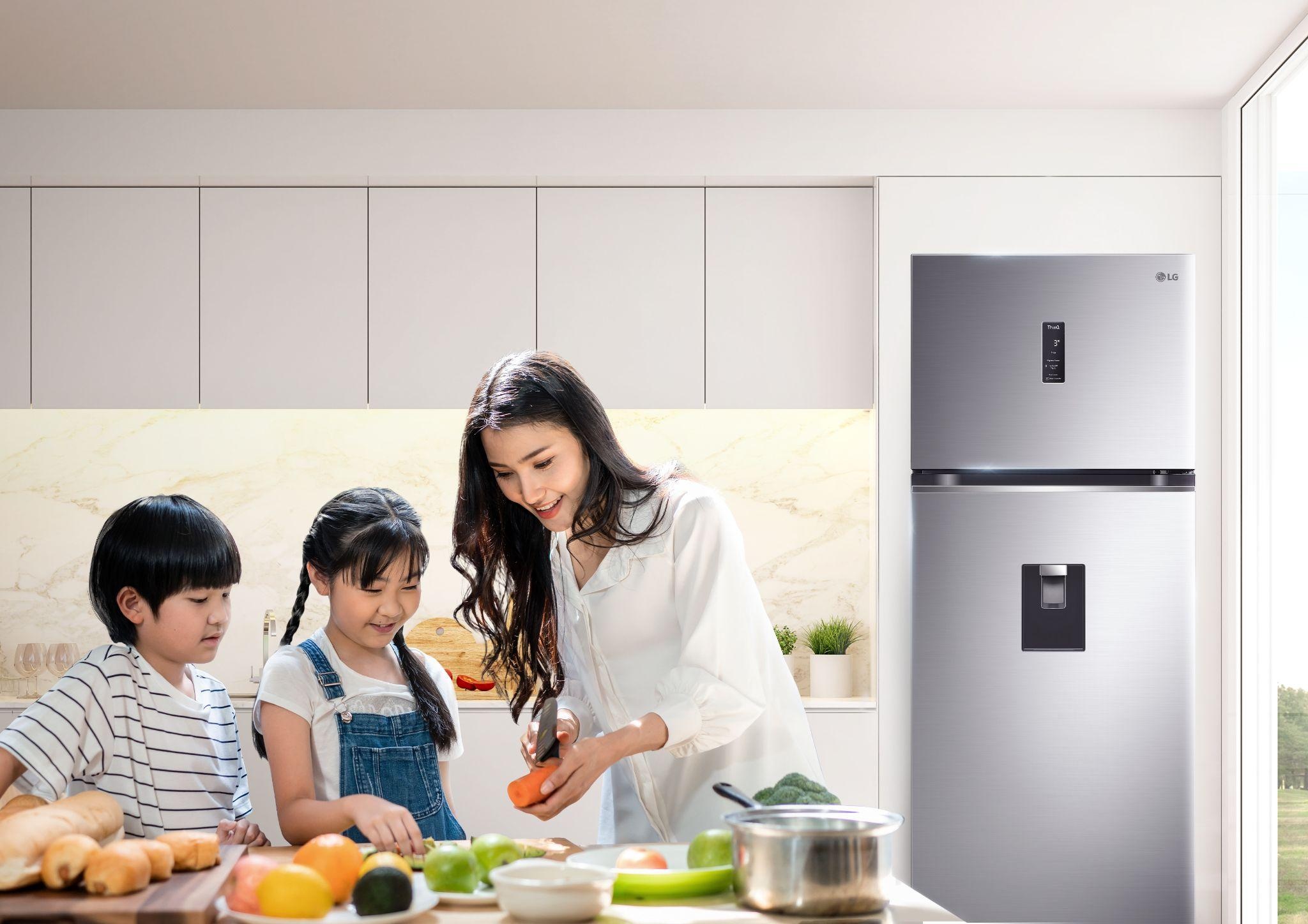 Tu lanh dieu chinh nhiet do thong minh, bao quan thuc pham tuoi lau hinh anh