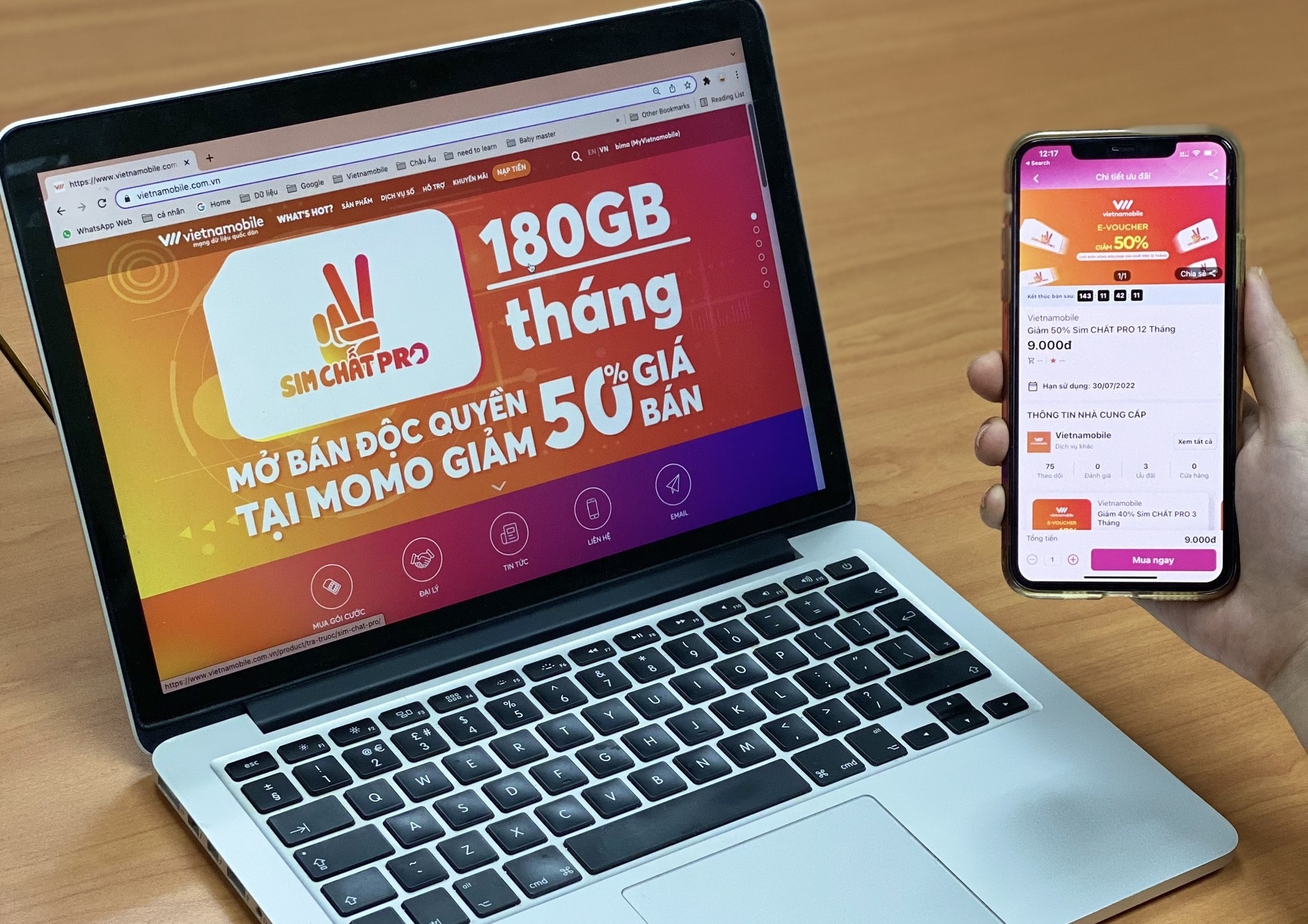 Vietnamobile bat tay MoMo cung cap dich vu vien thong phong cach moi hinh anh