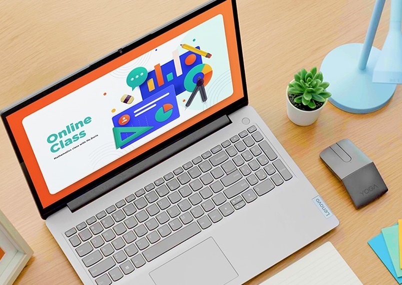 Hoc online hieu qua nho bo doi laptop Lenovo IdeaPad Slim 3i/5i hinh anh