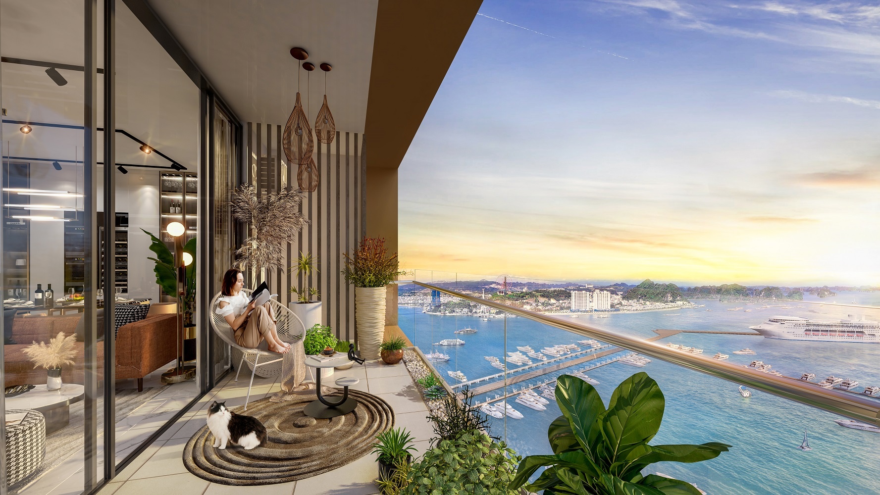 Can ho nghi duong da nang Sun Marina Town huong loi kep hinh anh