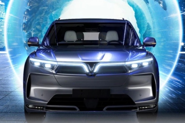 VinFast gioi thieu dai oto dien tai trien lam CES 2022 hinh anh