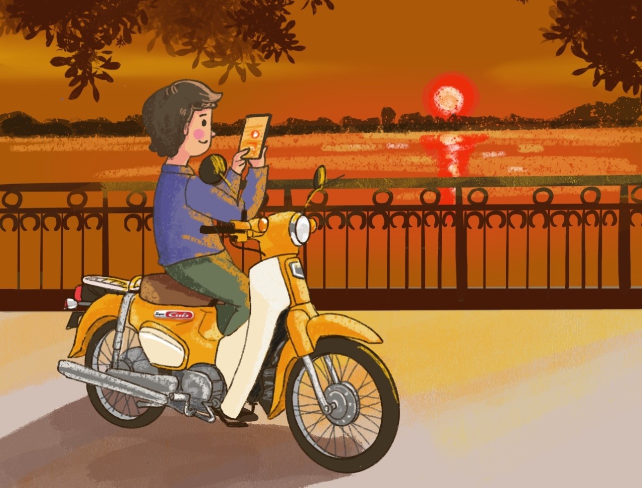 'Tan chay' voi nhung khoanh khac binh di sau yen xe hinh anh